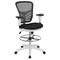 Flash Furniture Black Draft Chair, White Frame HL-0001-1CWHITE-GG - alternate 3